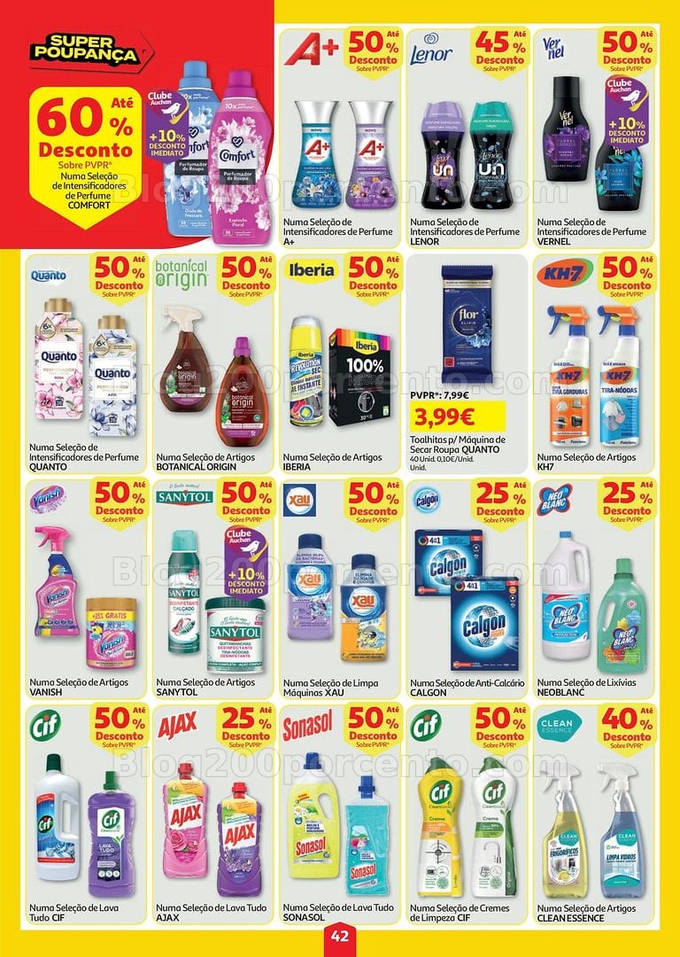 Antevisão Folheto AUCHAN Super Poupança Promoções de 30 julho a 5 agosto